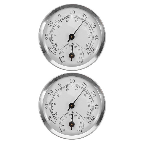 6 Pezzi Mini Igrometro Termometro Per Humidor Cigar Alta Precisione 1