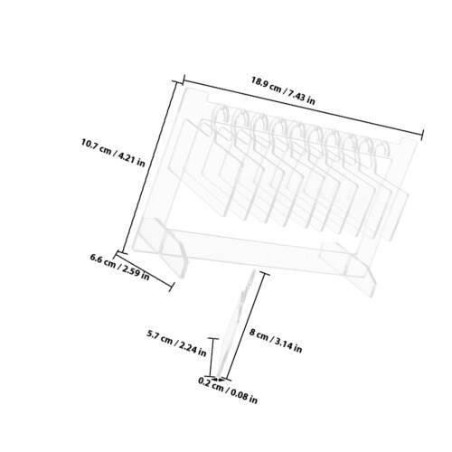 2 Set Per Esposizione Unghie Con 1