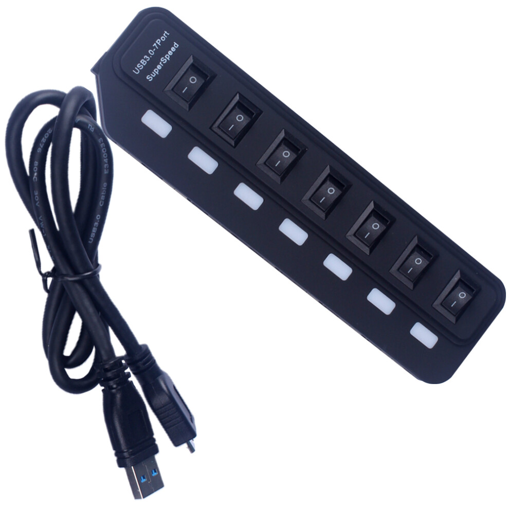 Usb3.0 Koncentrator Rozszerzenia Adapter Stacja DokująCa Czarny-image