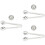 3Sets Round Ice Clamp Silver Whiskey Stones Wine Accessory 6