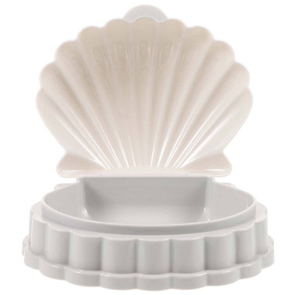 2 Szt. PółEczki Na MydłO W KształCie Muszli Morskiej, Plastikowe-image