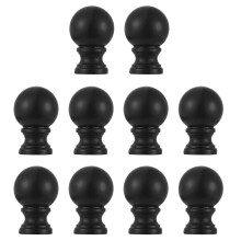 10St Vloerlamp Accessoires Zwarte Lamp Knop Met Ijzeren Basis