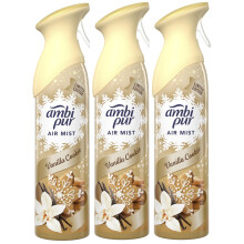 3 X 185 ml Febreze Air Mist Air Freshener Spray - Vanilla Cookie