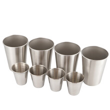 8 Unidades De Metal Aço Inoxidável Para Bebidas E