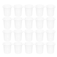 50 Sztuk Plastikowe Kubki Siatkowe Z Szerokim Brzegiem Do Hydroponiki