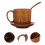 Mug De Madeira Para Colher E (Cores Sortidas) 4