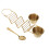 Conjunto Suporte Para Taco Com , E Colher Aço Inoxidável 11