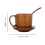 Mug De Madeira Para Colher E (Cores Sortidas) 2