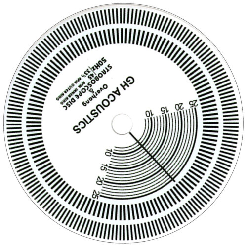 Disco Estroboscópio Para Disc Calibração