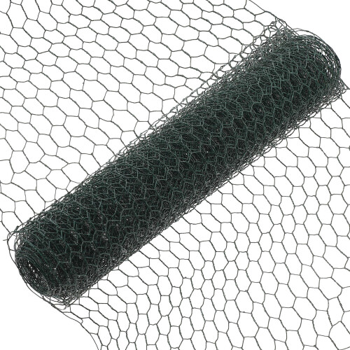 Green Coated Galvanizado Hexagonal Para