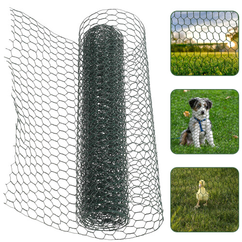 Green Coated Galvanizado Hexagonal Para 1