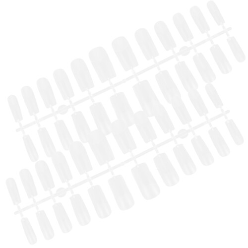 De De Unhas Postiças Transparentes Completas E