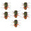 6Stk Bienen Garten Statue Ornament 11