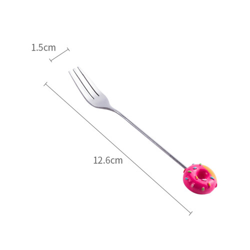 2 Stuks Kinder RVS Met Donutvormige (Rood) 2