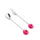 2 Stuks Kinder RVS Met Donutvormige (Rood) 4