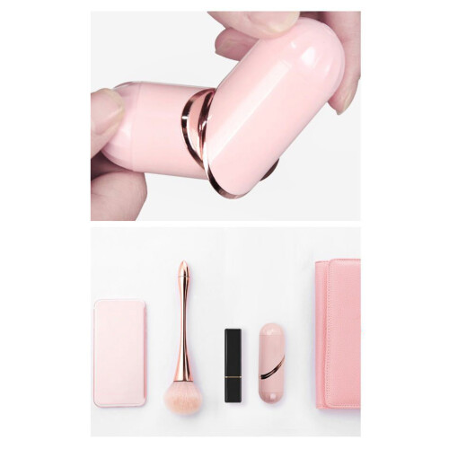 1 St Lippenstift Lensenhouder Voor Thuis En (Roze) 1