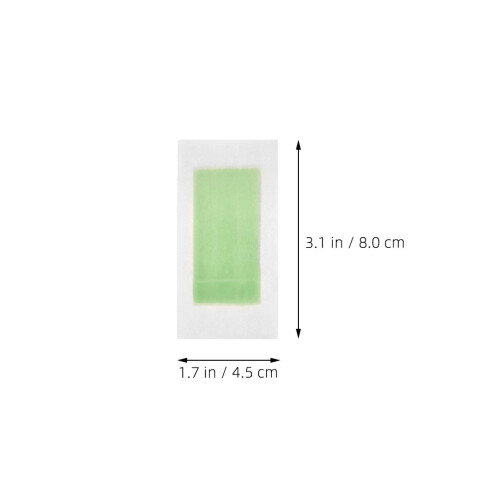 8 Waxstrips Voor Ontharing Lichaam Gezicht Groen 2