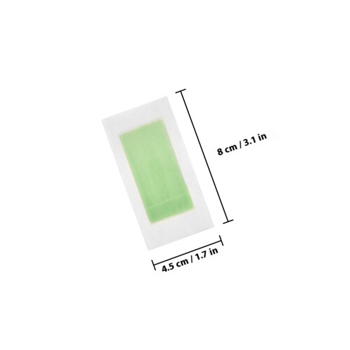 8 Waxstrips Voor Ontharing Lichaam Gezicht Groen 1