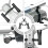 1 Set Drone Light Bracket Vac Houder Floodlight 11