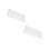 2Pcs Suporte Acrílico Transparente Para CD DVD Vinil 10