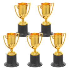 5 Unidades Troféu Plástico Para Escritório
