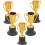 5 Unidades Troféu Plástico Para Escritório 8