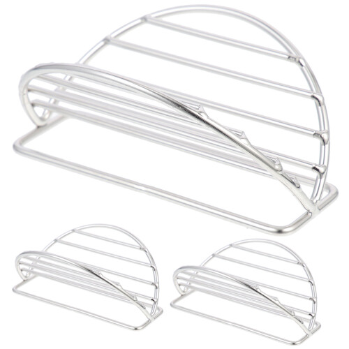 3Pcs -Tacos De Aço Inoxidável Para Burritos E Assar 2