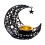 Mubarak Eid Incense Burner Moon Shape Holder Desktop Ornament 4