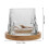 1 Set Whiskyglas Met Voet Roteerbare Drinkware 3
