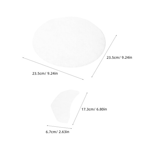 Dryer Filter Replacement Kit Non-Woven Fabric White Easy Clean 2