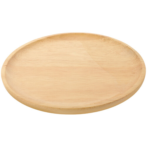 Wood Plate De Madera Redondo Para Y