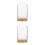 2Pcs Frascos Para Propagação De Plantas Com Base De Madeira 7