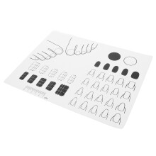 Silicona Manicura Pad Para De Transferencia
