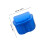 4Pcs Professional Denture Storage Case Blue ABS PP Holder for Daily 2