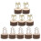 10 stuks memo clips met en onderlegger 10