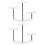 2Stk Mondform Transparent Für Schmuck Und 7