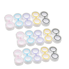 15 Unidades Caja Almacenamiento Impermeable Para Lentes Doble
