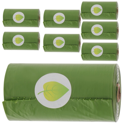 8 Bolsas Biodegradables Gruesas Para Residuos