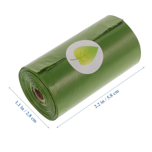 8 Bolsas Biodegradables Gruesas Para Residuos 1