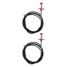 2 Unidades Herramienta Flexible Manguera Para Desagües Inodoro