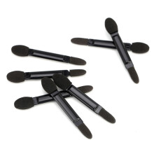 50 Pièces Pinceaux Ombre À Paupières Double Embout Éponge Noire