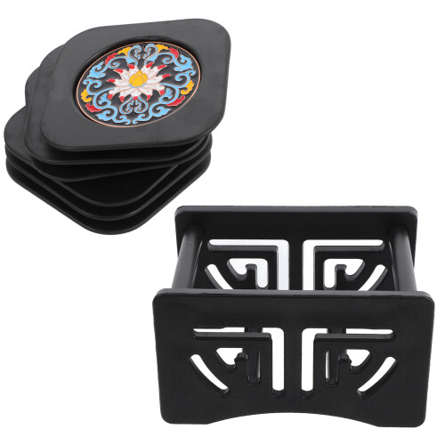 Set De Sous-Tasses À Anti-Brûlure Sculpté Pour