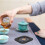 Set De Sous-Tasses À Anti-Brûlure Sculpté Pour 3