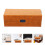 1Pc Pink Double-Layer Glasses Case Portable Eyewear Holder 4