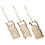 15 Pièces Sleigh Miniature De Pour Bricolage Décoration 1