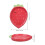 Piatto Antipasto In A Forma Fragola Rosso 2