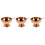 3 Pezzi Ciotola Dolci Con In Acciaio 130 Ml 10