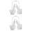 2 Pezzi Clip Sollevamento Naso Trasparente Per 5