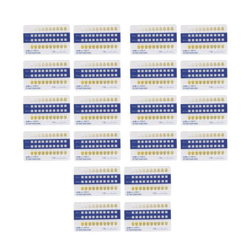 40 Pezzi Schede Dente Guida Allo Sbiancamento ( )