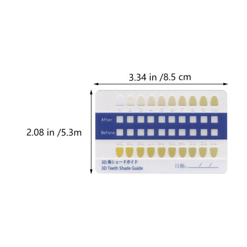 40 Pezzi Schede Dente Guida Allo Sbiancamento ( ) 1